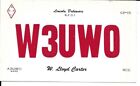 Qsl  1954 Lincoln    Delaware     Radio Card