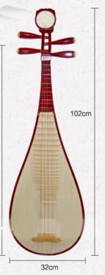 Pipa Adulto Redwood Pipa Instrumento Palo de Rosa Pipas Chinas 4 Cuerdas Foto 1 de 4