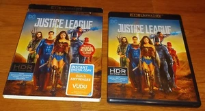 Justice League 4K Blu-ray (4K Ultra HD) with Slipcover No Digital Code  - Picture 1 of 4