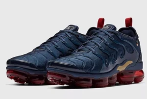New DS Nike Air Vapormax Plus TN Blue Red Mens Sneakers US Size 7-13 - Picture 1 of 5
