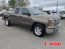 for:2014-2018 Chevy Silverado 1500/2500 HD Stainless Fender Trim Wheel 4Pc 1"