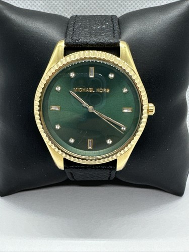 Michael Kors Blake MK3226 Orologio Donna Pelle Nera Quadrante Analogico Quarzo JNA811