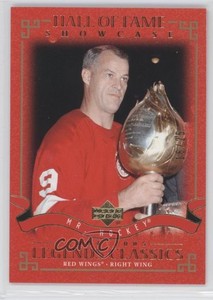 2004 Upper Deck Legends Classics Hall of Fame Showcase Gold /25 Gordie Howe HOF