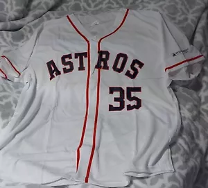 Houston Astros Justin Verlander SGA Promo Jersey XL NEW White & Blue - Picture 1 of 5
