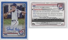 2020 Bowman Draft Chrome Picks Blue Wave Refractor /150 Tekoah Roby #CDA-TR Auto