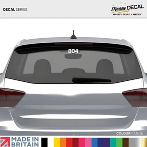 2 x Imran Khan 804 Sticker Vinyl Decal Windscreen Window Rear Car Van PTI - Picture 1 of 2
