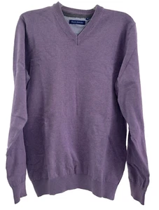 Report Collection Men's 100% Cotton V-Neck Long Sweater - Medium - Picture 1 of 16