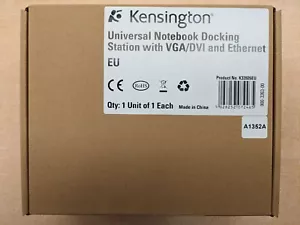 Docking station universale per notebook Kensington con VGA/DVI ed Ethernet (K33926EU) - Foto 1 di 1