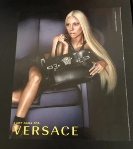 Lady Gaga 2014 para Versace - Revista anuncio de moda - Imagen 1 de 1