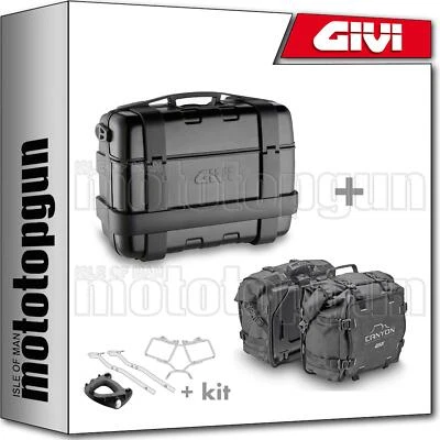 GIVI TRK33B CASE + SUITCASES GRT720 HONDA CB 500 X 2017 17 2018 18 - Image 1 of 4
