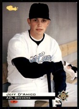 1994 Classic Jeff D'Amico Rookie AZL Brewers #173 Minor League Baseball