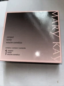Mary Kay Compact Sleek Black & Purple #017362, Refillable NEW - Picture 1 of 2