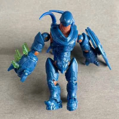 BLUE HUNTER Mega Construx bloks loose figure from Warthog Run GFT55 - Image 1 of 2
