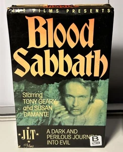 BLOOD SABBATH 1972 Tony Geary Susan Damante BIGBOX HORROR Good Playback ORIGINAL - Picture 1 of 23