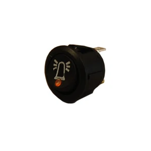 0-531-18 12v/24v Amber LED On/Off Round Rocker Switch & Beacon Symbol durite - Picture 1 of 1