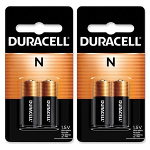 4 N Duracell 1.5V Alkaline Batteries ( Medical, LR1, E90, MN9100 ) - Picture 1 of 1