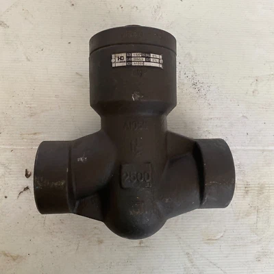 HYUNDAI 1 1/2" socket weld Piston Check valve DN40 40mm A105N Body Class 2500 - Image 1 of 4