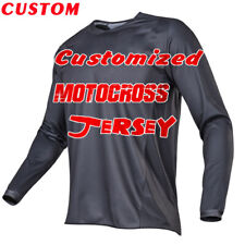 Customized MTB Mountain Bike Jersey Motocross Cycling Downhill Jacket Long Shirt