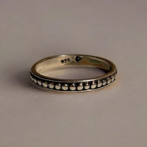 Anello impilabile vintage Silpada in argento sterling 925, misura 7 - Foto 1 di 4