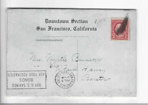 CARPETA DE POSTALES VINTAGE-SAN FRANCISCO, CALIFORNIA-SECCIÓN CENTRO - Imagen 1 de 3