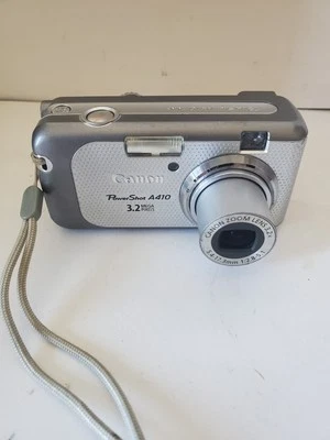 Canon PowerShot A410 Digital Camera 3.2MP FOR PARTS - Image 1 of 4