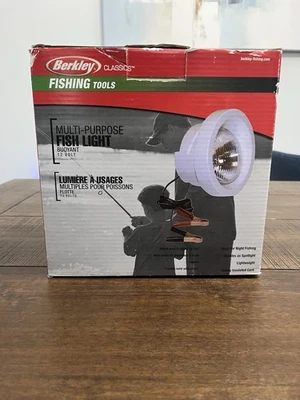 Foco nocturno multiusos Berkley 12 voltios flotante/de mano Foto 1 de 4