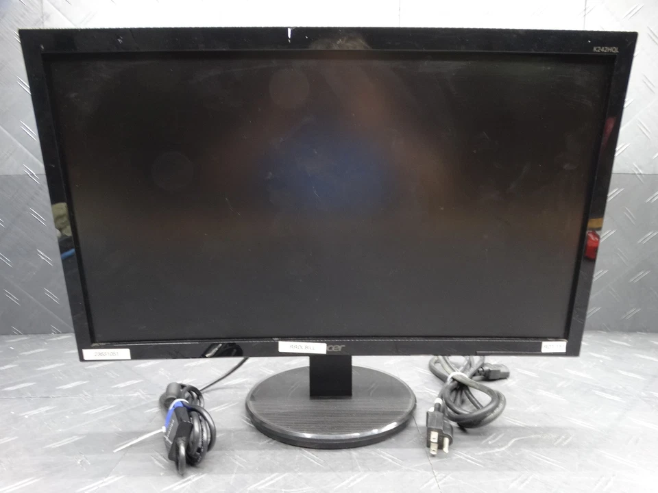 Acer K242HQL LCD Monitor and Stand with Power Supply - Image 1 of 4