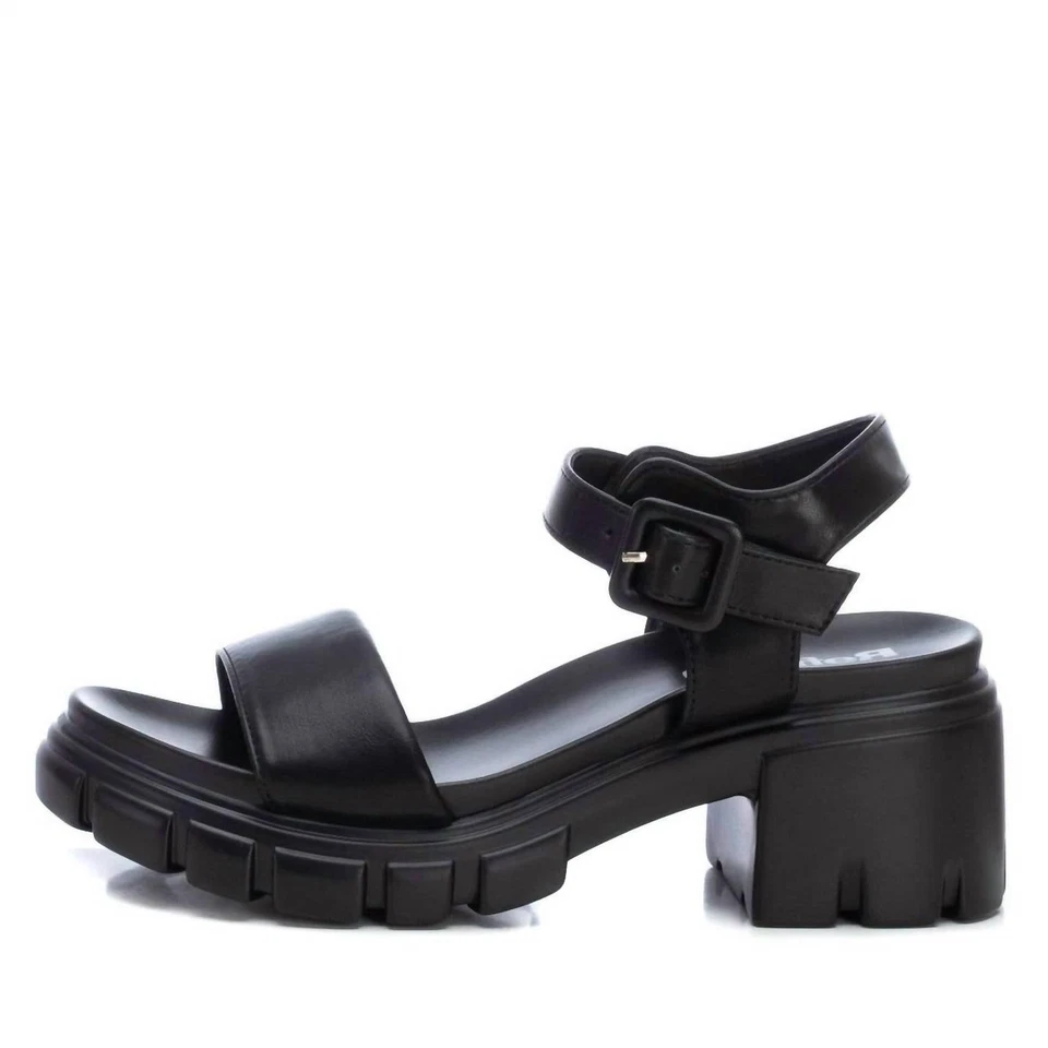 Sandalias de combate Xti negras para mujer Foto 1 de 1