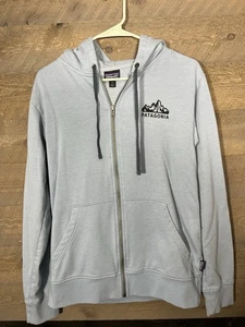 Patagonia Hoodie Damen S Full Zip Blau Grafik Jacke - Bild 1 von 4