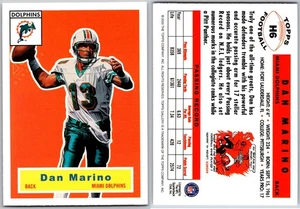 2000 Topps Heritage DAN MARINO Base Card #H6 Miami Dolphins HOF - Picture 1 of 1