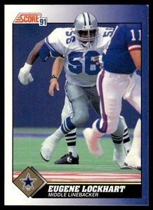 1991 Score ! Eugene Lockhart Dallas Cowboys #35 - Picture 1 of 2