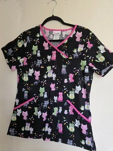 Womans Scrub ,scrubstar Cats/ Kitten Size XS - Picture 1 of 8