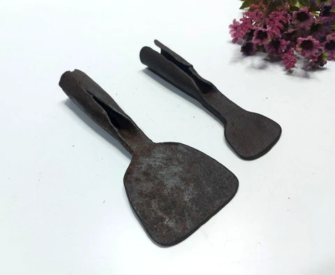Antique Farming Tools, Soil Scraper, Vintage Cast iron Scraper, Primitive Farm Cover