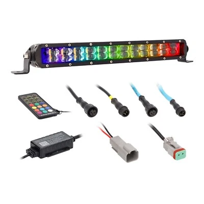 Heise HE-CHASE-B12 12" Chasing LED Lightbar 120° IP68 Angle w/ Controller - Image 1 of 4