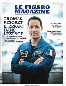 LE FIGARO MAGAZINE n°23788 12/02/2021 Thomas Pesquet repart/ Volcans/ Barbarin - Imagen 1 de 1