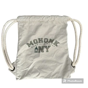 Mohonk Mountain House NY Rucksack aus Baumwoll-Canvas mit Kordelzug - Bild 1 von 1