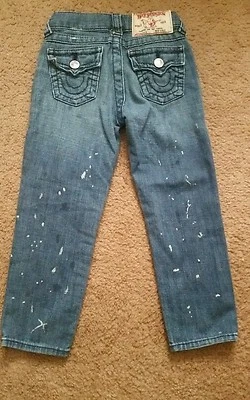 **RARE** True Religion Julie girls jeans, dream cake jeans, size 4-EUC! - Imagem 1 de 4