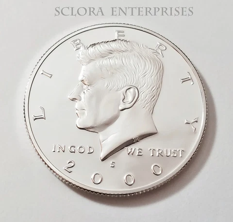 2000 S KENNEDY *90% SILVER PROOF* HALF DOLLAR  **FREE SHIPPING** Cover