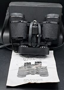 Vintage Sears 7-15×35mm Wide Angle Binoculars Mdl 473.2520100 Case, Instruct VGC