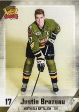 2017/18 North Bay Battalion - JUSTIN BRAZEAU [Providence Bruins] AHL
