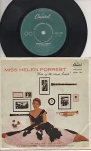 MISS HELEN FORREST Rare 1956 Aust Only 7" OOP P/C EP "Voice Of The Name Bands" - Picture 1 of 2