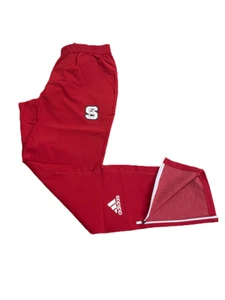 Adidas NCAA NC State Wolfpack Woven Pants Red/White CZ7715  - Picture 1 of 1