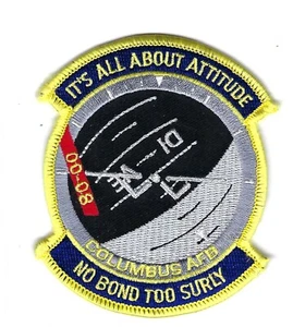 PATCH USAF 14TH FTW UPT CLASSE 00-08 COLUMBUS AFB JT6 - Foto 1 di 1