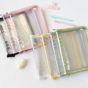 Multifunction Zip Pocket Bag Transparent Photo Card Binder - Picture 1 of 14