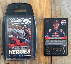 Top Trumps F1 Grand Prix Heroes 2016 Including Max Verstappen Rookie Card - Picture 1 of 5