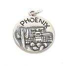 STERLING SILVER PHOENIX VALLEY OF THE SUN CHARM/PENDANT