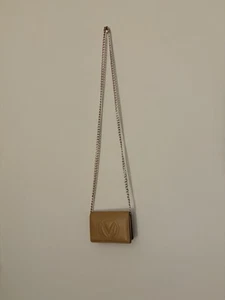 Valentino Sauvage Leather Card Case On Chain Authentic - Picture 1 of 5
