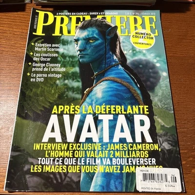 VTG 2010 Premiere French Magazine: Avatar Martin Scorsese James Cameron Foto 1 de 4