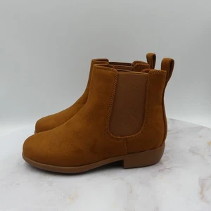 Aerosoles Steppy Boots Kids Size 11 Chelsea Pull On Ankle Faux Suede Fall Shoes - Picture 1 of 12