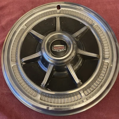 1969 Ford Mercury Monterey Marauder tampa de roda calota giratória 7 Seven Bar 15" - Imagem 1 de 4